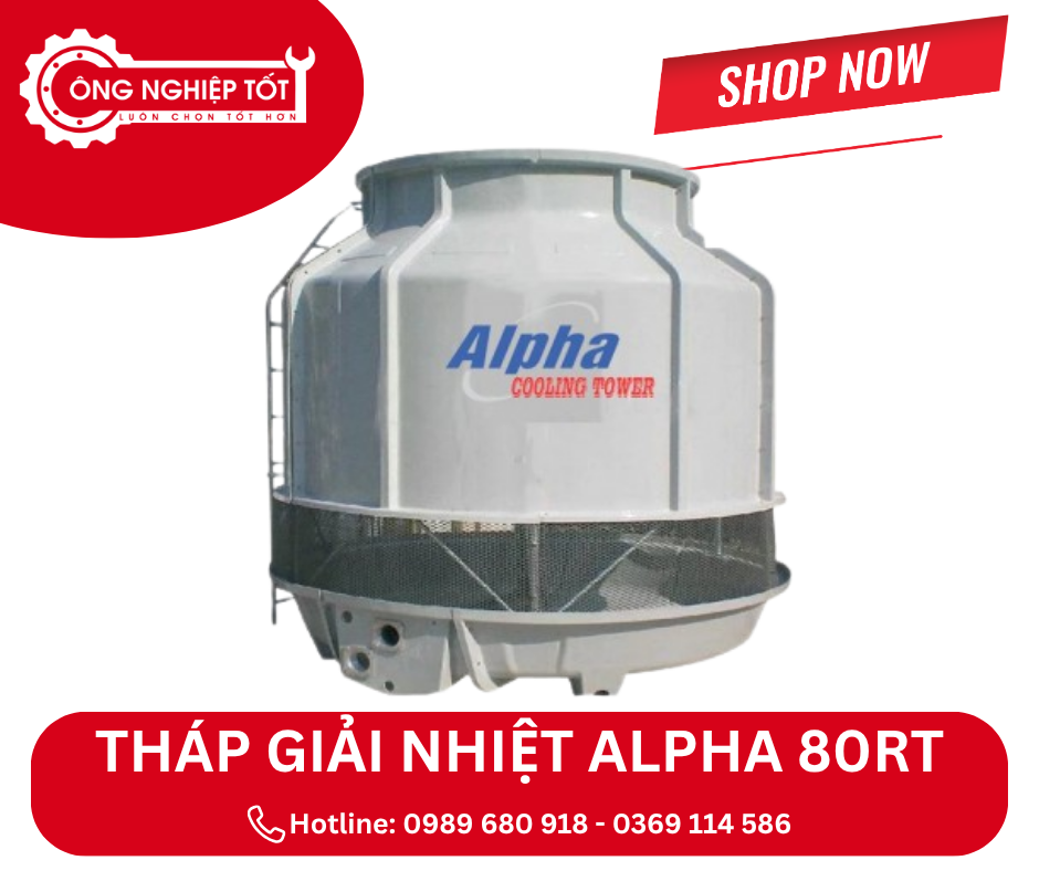 Địa chỉ mua tháp giải nhiệt Alpha 80RT chính hãng, giá tốt